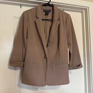 NYCC Women's Light Brown Khaki Blazer - Small